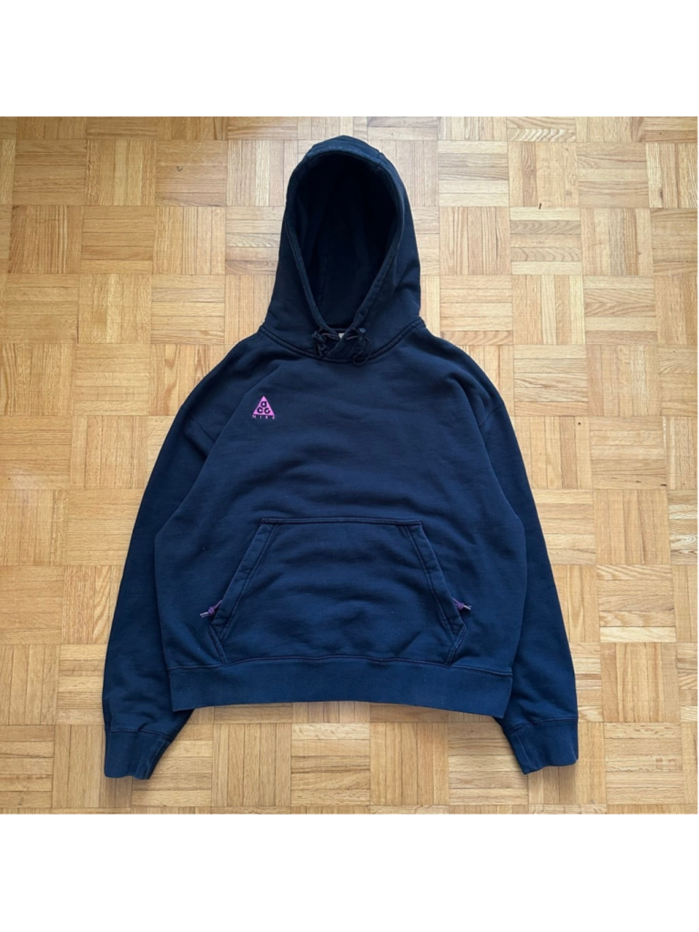Nike ACG pullover hoodie Black Pink Size Medium